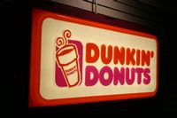  Dunkin Donuts ! http://en.wikipedia.org/wiki/Image:America_is_dunking.JPG GNU FDL